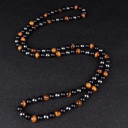Multicolored Necklace with Bead Decor - Image 7