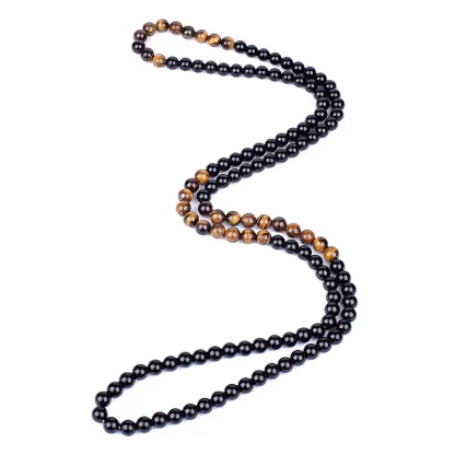 Multicolored Necklace with Bead Decor - Image 11