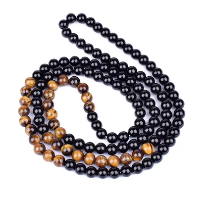 Multicolored Necklace with Bead Decor - Image 3