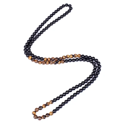 Multicolored Necklace with Bead Decor - Image 10