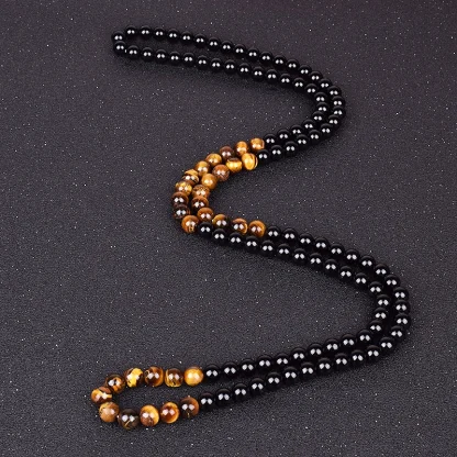 Multicolored Necklace with Bead Decor - Image 9