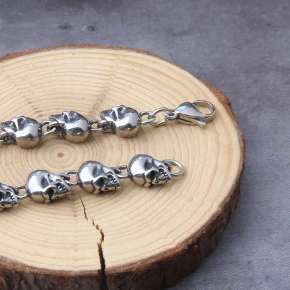 Skull Chain Necklace for Gothic Fashion - Image 5