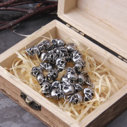 Skull Chain Necklace for Gothic Fashion - Image 6