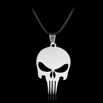 Simple Skull Pendant Necklace for Men
