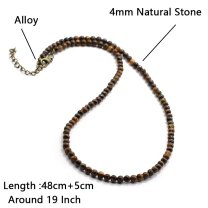Beaded Choker Necklace for Men - Image 5