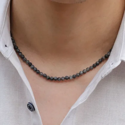 Beaded Choker Necklace for Men - Image 3