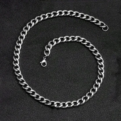 Classic Curb Chain Necklace for Men - Image 7