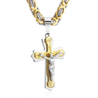 Religious Necklace with Crucifix Pendant - Image 8