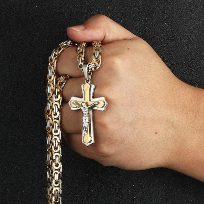 Religious Necklace with Crucifix Pendant - Image 4