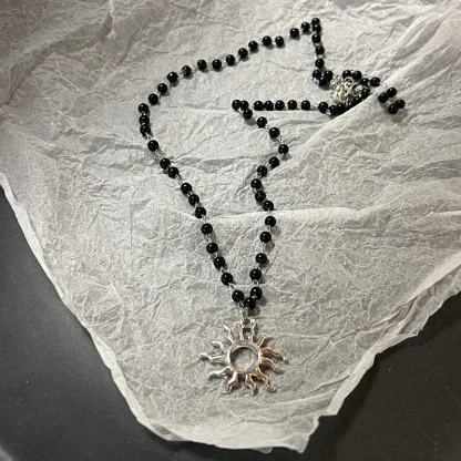 Hollow Out Necklace with Star Pendant - Image 10