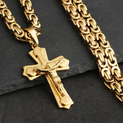 Religious Necklace with Crucifix Pendant - Image 6