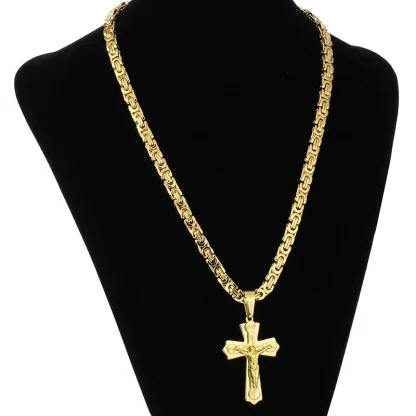 Religious Necklace with Crucifix Pendant - Image 2