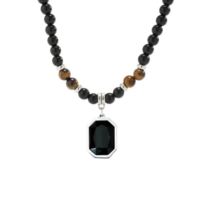 Adjustable Necklace with Beaded Design - Image 7