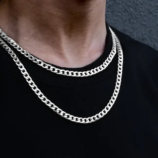 Classic Curb Chain Necklace for Men