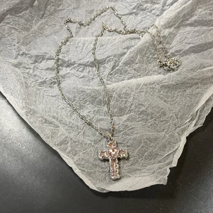 Hollow Out Necklace with Star Pendant - Image 12