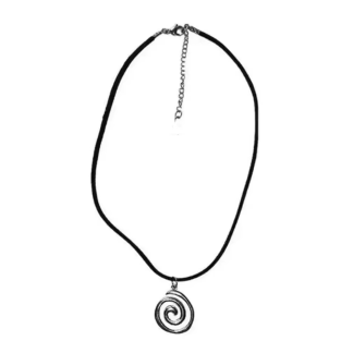 Simple Necklace with Spiral Pendant