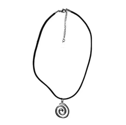Simple Necklace with Spiral Pendant